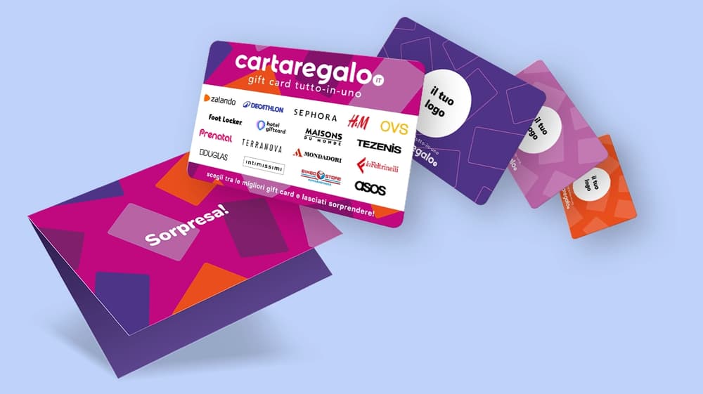 Gift Card Tutto-in-Uno e Hotel Gift Card